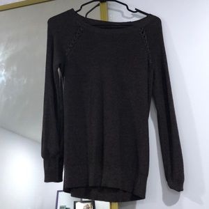 brown sweater